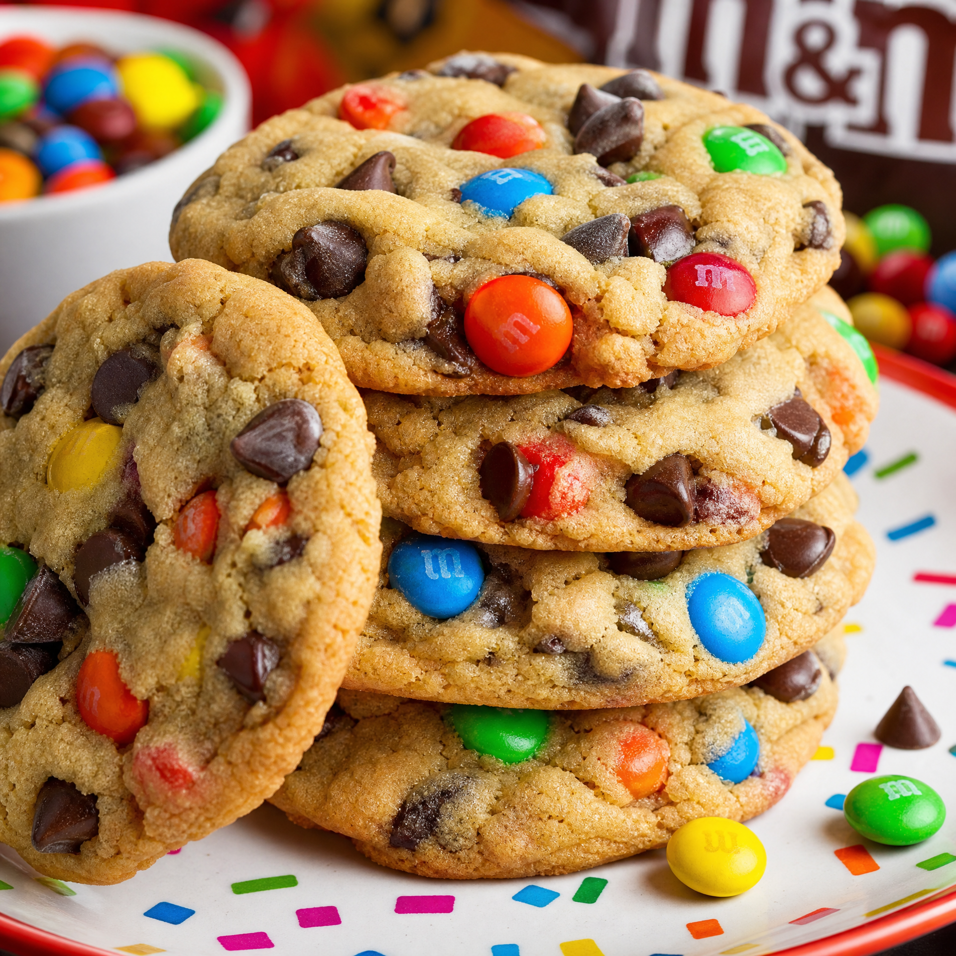 M&M and chocolate chip cookie bundle from Keabakes